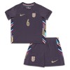 Maglia ufficiale Inghilterra Maguire 6 Trasferta Euro 2024 per Bambino